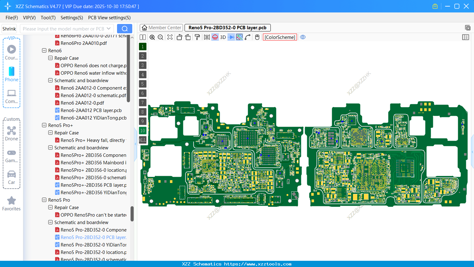 OPPO Reno5 Pro-2BD352-0 PCB Layer